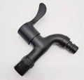 BIB COCK BLACK COLOUR STAINLESS STEEL. 