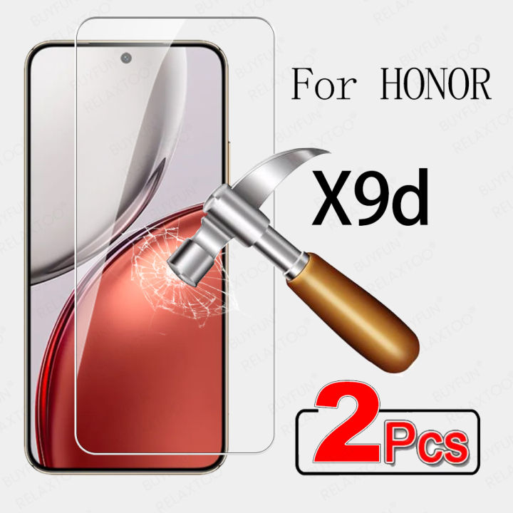 2Pcs Screen Glass For Honor X9d Tempered Glass Cover HonorX9d Honar Honer X9 X 9 D X 9d 5G 2025 Full Glue Screen Protector Film