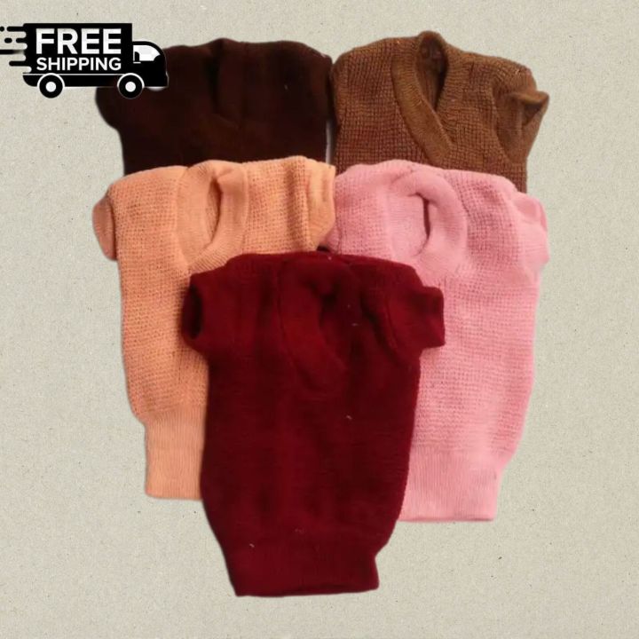 Pack of 3 Woollen Inner Sweater vest for Kids -Sweaters for  Baby Boys & Baby Girl, For (Newborn-4 year) Kid-Baby Boys & Baby Girl Sweaters (inner & outer)