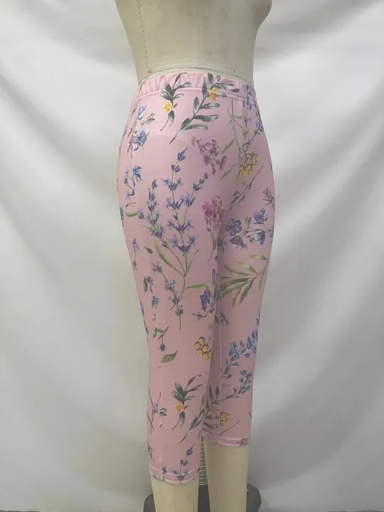 Summer%20leisure%20new%20digital%20printing%20slim%20cropped%20pants%20leggings%20ladies%20-%20Image%204