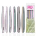 6Pcs/Box Nail Files Buffer Set Professional Sponge Polish Sanding Buffing Polishing File Block Washable Nail Care Manicure Tools. 