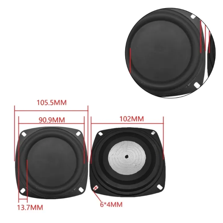 XIKCU%20Universal%20Woofer%20Radiator%20Bass%20Passive%20Speaker%202/3/4inch%20Low%20Frequency%20Loudspeaker%20Diaphragm%20Vibration%20Plate%20DIY%20-%20Image%203
