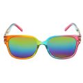 Fashion Women Sunglasses Square Sunglasses for Men and Women Trendy UV400 Resistant Rainbow Versatile Glasses. 