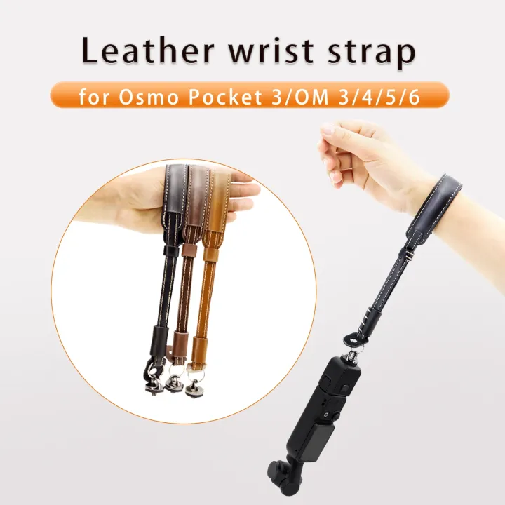 PU%20Leather%20Lanyard%20Rope%20Wrist%20Strap%20For%20%20Osmo%20Mobile%204%203%20Zhiyun%20Handheld%20Gimbal%20W%201/4%20Screw%20For%20%20Pocket%202%203%20Accessories%20-%20Image%202