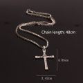 Fast and Furious 6 7 hard gas actor Dominic Toretto / cross necklace pendant, for your boyfriend. 