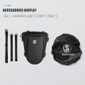 Multifunction Motorcycle Rear Seat Bag Waterproof Motorcycle Tail Bag Large Capacity Motocross Rider Shoulder Bag with Raincover.