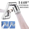 1440 °Swivel Robotic Arm Swivel Extension Universal Faucet Aerator Kitchen Sink Faucet Extender Mixer Tap Nozzle Water Flow Mode.
