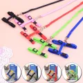 Cat Harness and Leash Adjustable Nylon Halter Harness Kitten Nylon Strap Belt Safety Rope Leads. 