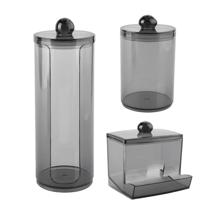 1/3%20Pcs%20Acrylic%20Qtip%20Holder%20with%20Lid%20Clear%20Cotton%20Pad%20Holder%20Bathroom%20Makeup%20Organizers%20Containers%20Storage%20Box%20for%20Cotton%20Ball%20-%20Image%206
