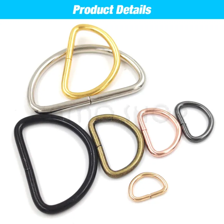 20/100pcs%20Metal%20D%20Ring%20Adjustable%20Buckle%20Clasp%20For%20Webbing%20Backpacks%20Straps%20Bags%20Cat%20Dog%20Collar%20Chain%20Buckles%20DIY%20Accessorie%20-%20Image%205