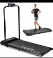 Walking Pad with Handle Bar Foldable Treadmill Under Desk Treadmill 6.2 MPH Running Pad with Remote Control and LED Display. 