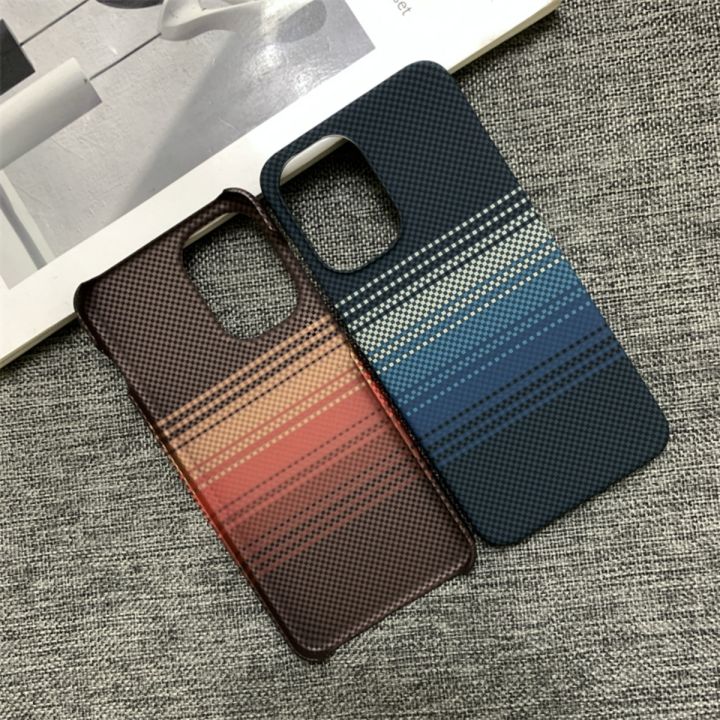 Luxury Carbon Fiber Kevlar Pattern Plastic Case For Oneplus 15 13 12 ACE 6 6T 5 Ultra 3 2 Pro Shockproof Frameless Phone Cover