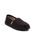 TOMS unisex syanno black canvas shoes for Winters. 