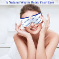 Microwavable Warm/Cool Eye Compress – Ceramic Beads for Gentle Steam, Reusable Hot/Cold for Eyes, Self-Care  for Women/Moms. 