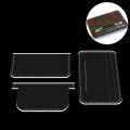 YOMDID 3PCS Mini Card Case Pocket Wallet Acrylic Making Template DIY Card Case Purse Acrylic Mold Leathercraft Stencil Supplies. 