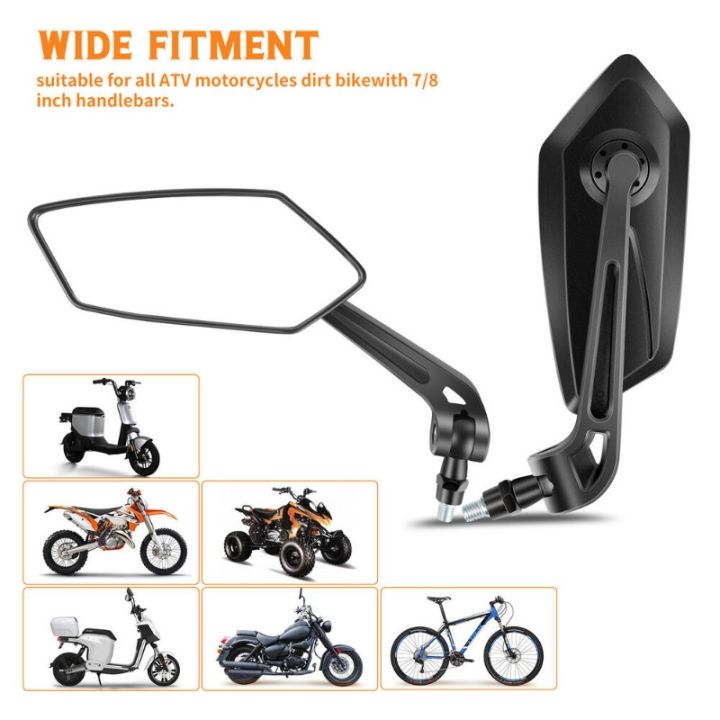 2pcs%20Motorcycle%20Rearview%20Mirror%20Rotating%20Side%20Mirrors%20Universal%20Scooter%20Mirrors%20for%20Harley%20Davidson%20Road%20King%20Glide%20Softail%20Dyna%20-%20Image%206