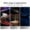White Car USB Ambient Light Large Range Projection Romantic Atmosphere Multiple Scenes Adjustable Focus Distance 2026 New.