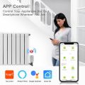 LBI Thermostat Radiateur Connecté - Tête Thermostatique Programmable Compatible Alexa, Google Assistant, Tuya Smart & Smart Life - Vanne Connectée Facile & Pratique - Robinet Eco Energie. 