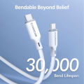 Micropack MC-C60 USB-C to USB-C Soft Silicone Cable for android and iphone.