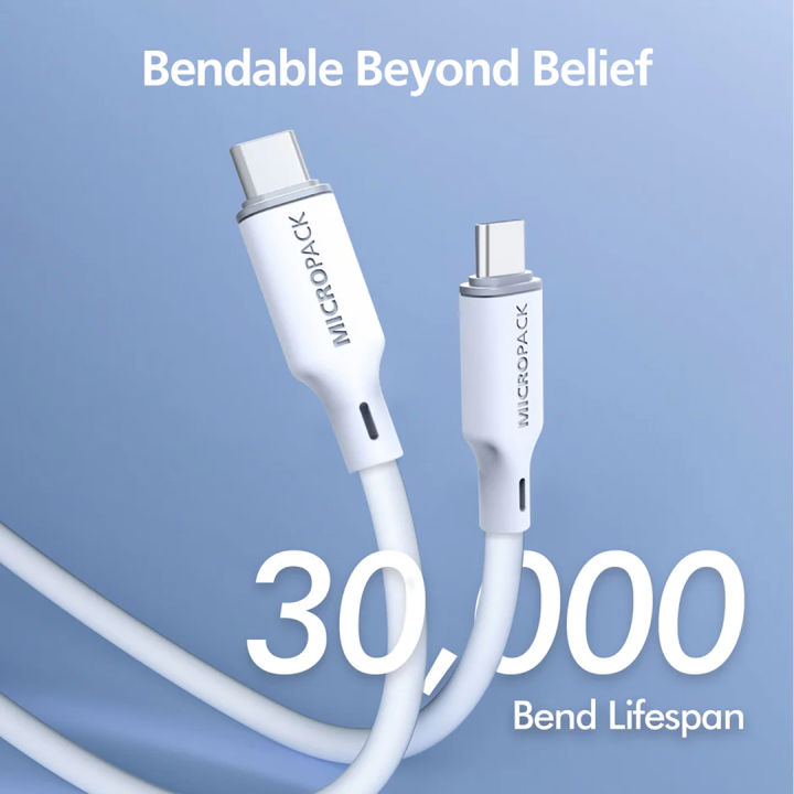 Micropack%20MC-C60%20USB-C%20to%20USB-C%20Soft%20Silicone%20Cable%20for%20android%20and%20iphone%20-%20Image%204