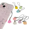 1Pair Cartoon Luminous Octopus Phone Lanyard Lovely Animal Mobile Phone Chain Keyring Camera Pendant Car Key Accessories. 