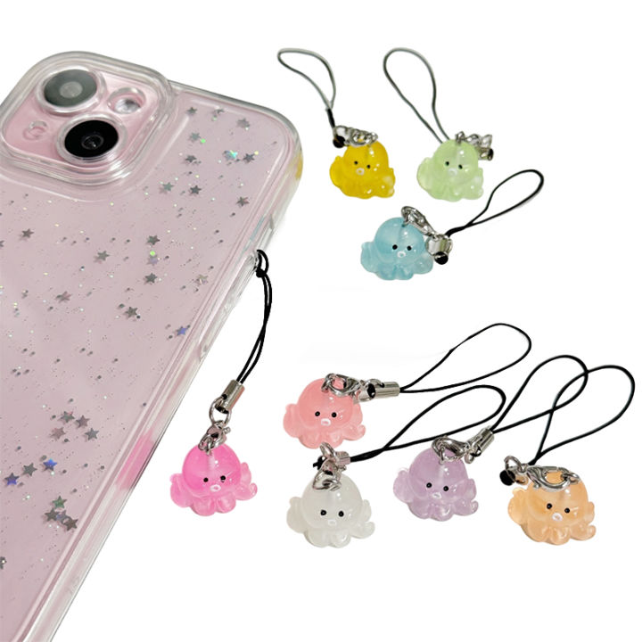 1Pair%20Cartoon%20Luminous%20Octopus%20Phone%20Lanyard%20Lovely%20Animal%20Mobile%20Phone%20Chain%20Keyring%20Camera%20Pendant%20Car%20Key%20Accessories%20-%20Image%206