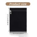 High Quality with Zipper Sew-in Side Hidden Pocket Solid Color Polyester Inside Security Pocket Durable Inside Pockets. 