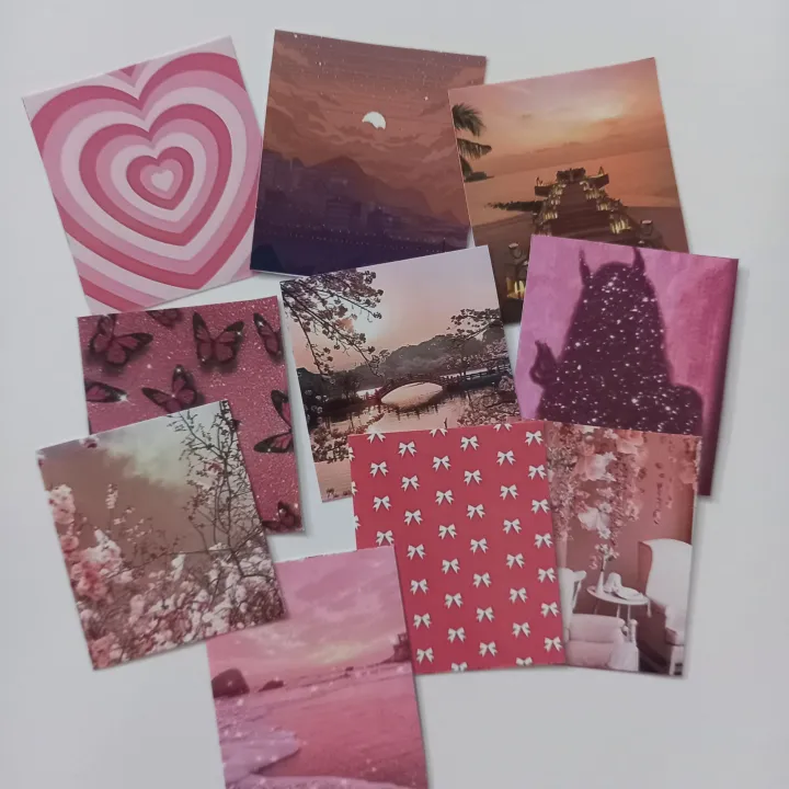 Pink%20(a)%20Journaling%20sticker%20sheets%20-%20Pack%20of%2010%20-%20Size:%205%20x%205%20cm%20-%20Image%203