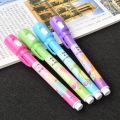 1 piece 3 in 1 magic invisible ink pen with uv torch light.