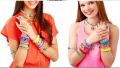 Rubber Loom Bands (300 Pieces) DIY Toys For Kids Lacing Bracelets Girls Gift Hair Rubber Bands Refill Make Woven Bracelet craft kit. 