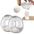 Silicone Mother's Milk Collector With Scale Wearable Anti Spill Breast Pads Nipple Pain Protector Maternity Breastfeeding. 