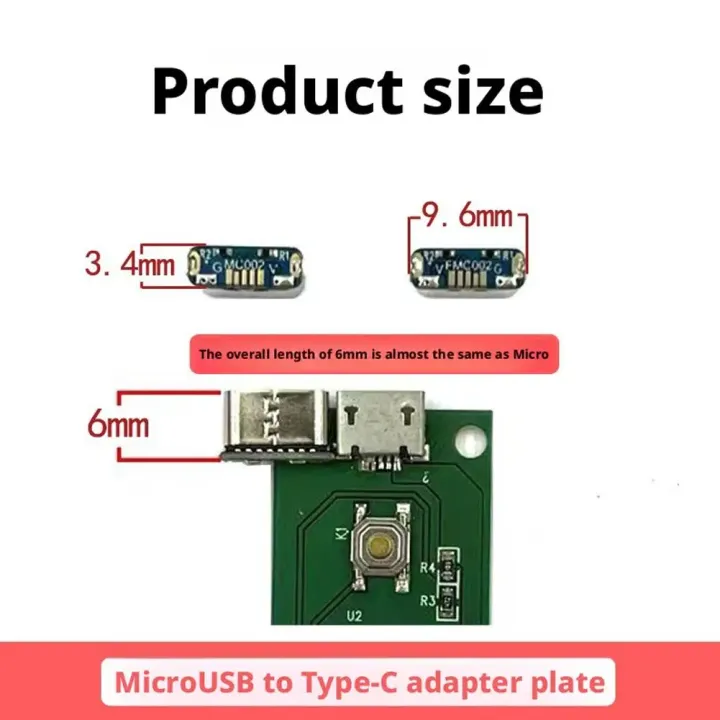 5pcs%20MicroUSB%20to%20Type-C%20adapter%20Board%20Supports%20Reversible%20Type-C%20Charging%20&%20USB%202.0%20Data%20Transfer%20Converter%20Connector%20DIY%20-%20Image%206