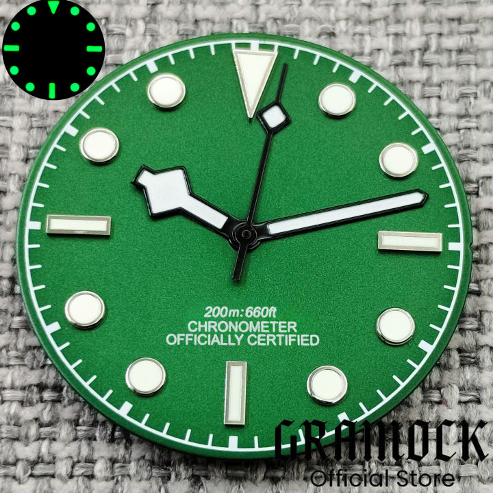 GRAMOCK%2029mm%20%20Red%20Vintage%20Green%20Sterile%20Watch%20Dial%20Hands%20Sets%20Luminous%20For%20NH34%20NH35%20Movement%20Men's%20Watch%20Accessories%20Parts%20-%20Image%207