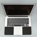 HUADO 2-Piece Set 12.1 13 13.3 14 15 15.4 15.6 Carbon Fiber Laptop Sticker Universal Net Sticker Reusable Laptop Case (Black).