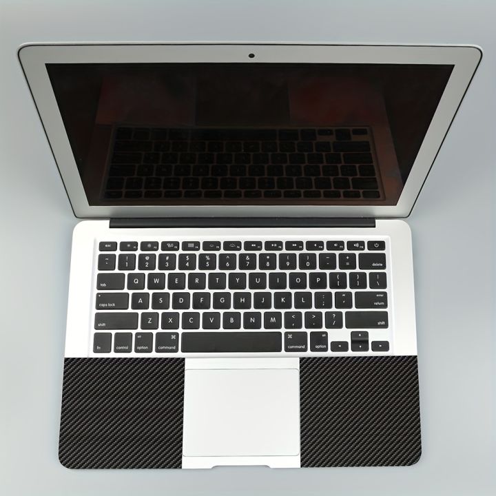 HUADO%202-Piece%20Set%2012.1%2013%2013.3%2014%2015%2015.4%2015.6%20Carbon%20Fiber%20Laptop%20Sticker%20Universal%20Net%20Sticker%20Reusable%20Laptop%20Case%20(Black)%20-%20Image%202