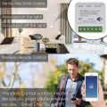 Tuya Smart WiFi Switch 2-way Control RF433Mhz Relay Receiver Automation Module 16A 20A Smart Life APP Control Alexa  Home. 