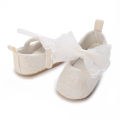 Cute Lace Baby Princess Shoes for Spring And Autumn 0-18M Infant Girls Anti-Slip Rubber Sole Bow Detail Anti-Slip Footwear. 