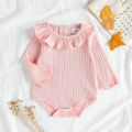 One piece Baby Girl Clothes Spring Autumn Long Sleeve Solid Newborn Girls Romper Infant  Bodysuit For Daily Casual Wear Clothes. 