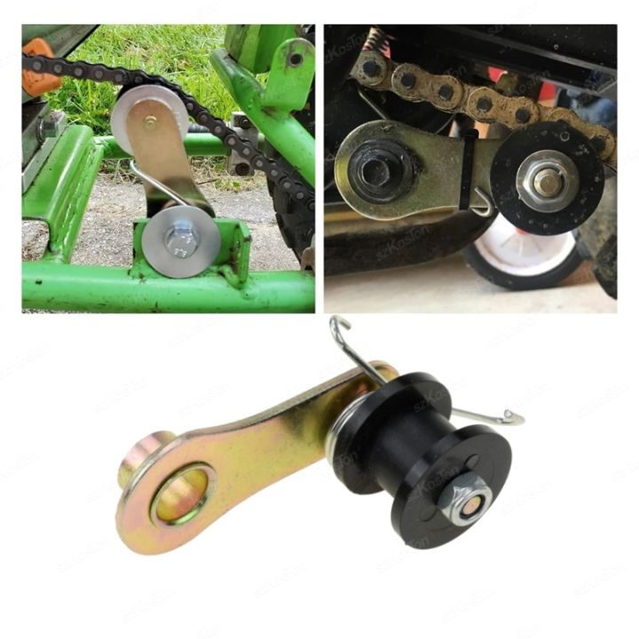 Guide Adjustor Chain Tensioner Spring Roller Slider Guide Adjuster Wheel Pulley Kits ...
