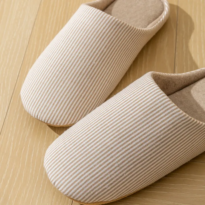 Simple%20Striped%20Home%20Slippers%20Men's%20Spring%20and%20Autumn%20Indoor%20Wooden%20Floor%20Bedroom%20Silent%20Comfortable%20Japanese%20Style%20Home%20Shoes%20-%20Image%206