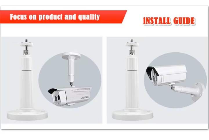 Plastic CCTV Camera Mount Bracket Wall Stand Surveillance Camera Holder ...