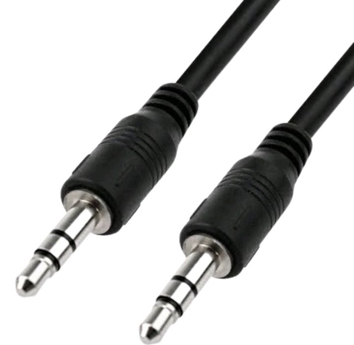 Aux Cable || 3.5 mm male to male Audio Cable for sound || phones mp3 car audio.  Good Quality