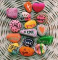 painted stone's. 