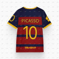 Blue Lock FC Barcha Football Jersey Meguru Bachira Cosplay T-shirt Daily Fashion Women's Men's Oversized Streetwear. 