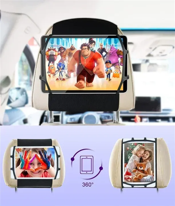 360%20Rotating%20Adjustable%20Car%20Back%20Seat%20Kids%20Tablet%20Holder%20for%20IPad%20Pro%20Air%20Mini%20Kindle%20Anti-Slip%20Strap%20Bracket%20Stand%20Accessories%20-%20Image%204