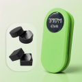 Double-sided Magnetic Billiard Chalk Holder  Leather Clip Portable Pool Billiards Powder Holder Bag Accessories. 