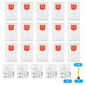 26 Pack 3D Airclean FJM Vacuum Cleaner Bags Compatible with Miele FJM Miele FJM Vacuum Cleaner, Compact C1, C2, S241, S290, S300. 