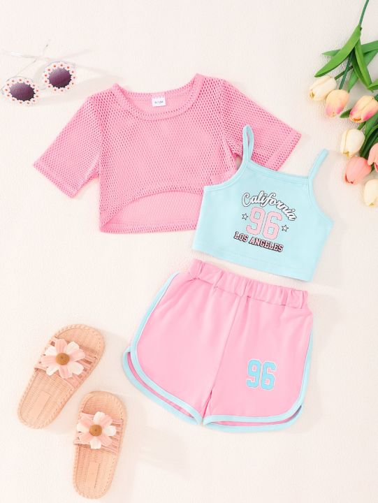 Outdoor%20Sports%20Clothes%20Tennis%20Clothes%20Running%20Clothes%20Basketball%20Clothes%20Sweet%20Cute%20Loose%203-Piece%20Set%20Digital%20Print%20Baby%20Girl%20-%20Image%207
