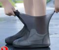 1 Pair Silicone WaterProof Shoe Covers Lip-resistant Rubber Rain Boot Rain Gear Overshoes Accessories for Outdoor Rainy Day. 