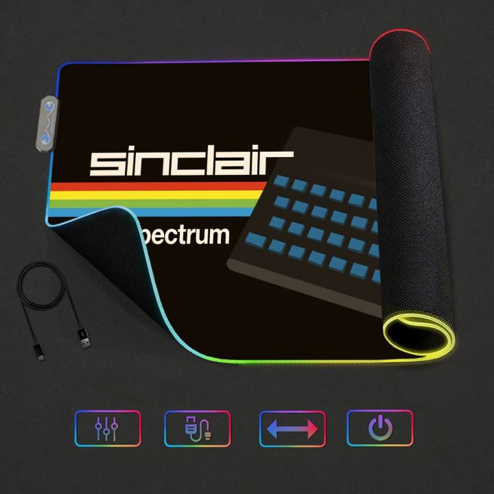 Retro%20Sinclair%20Zx%20Spectrum%20For%20Rgb%20Mouse%20Pad%20Xxl%20Steelseries%20Laptop%20Mat%20Gaming%20Backlit%20Keyboard%20Gamer%20Table%20Deskpad%20-%20Image%204
